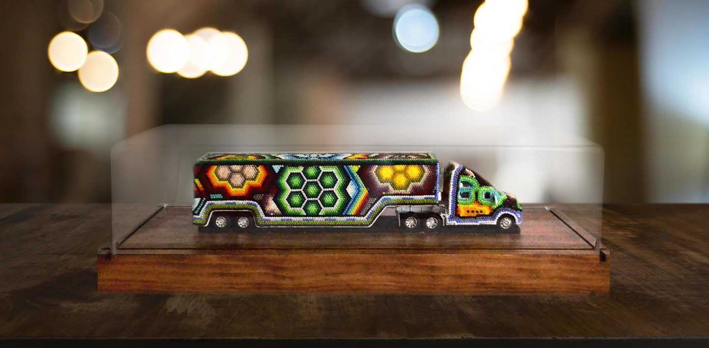 Trailer Interveniert mit Huichol-Kunst: Bewegung, Tradition und kulturelle Ausdrucksformen