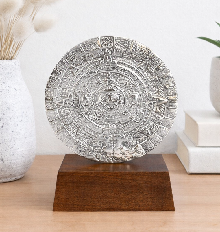 Calendario aztezçca de Pewter