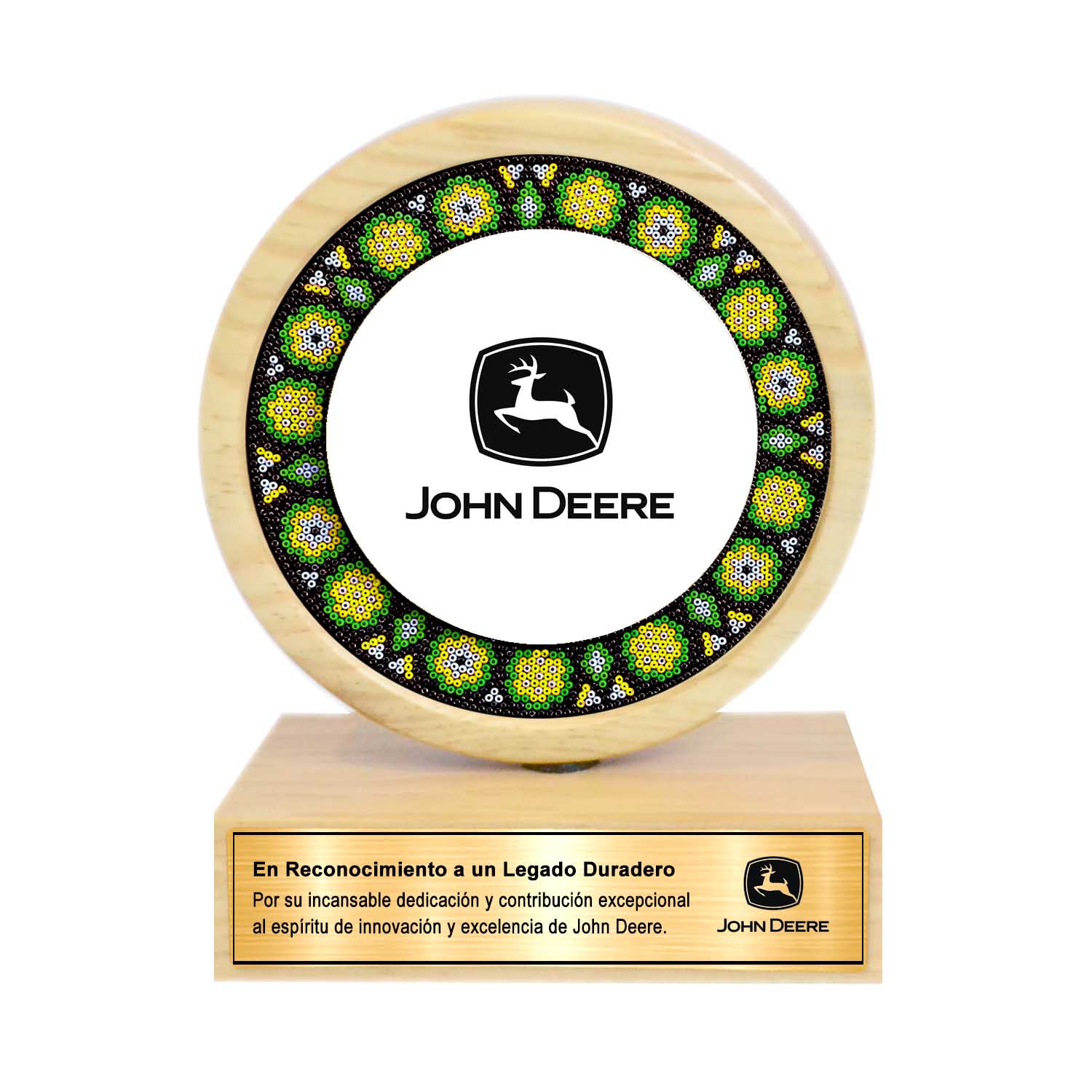 Reconocimiento para john deere - Arte huichol
