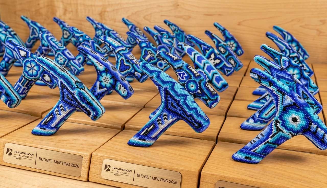 Martillos con intervencion de arte huichol