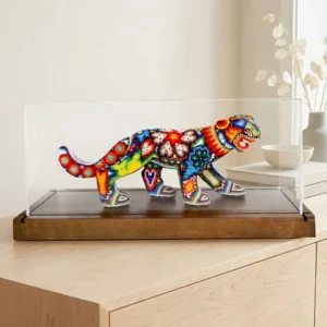 Jaguar de arte huichol