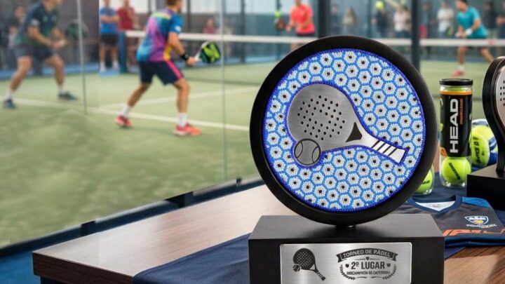 Trofeos para torneo de Padel en Arte Huichol